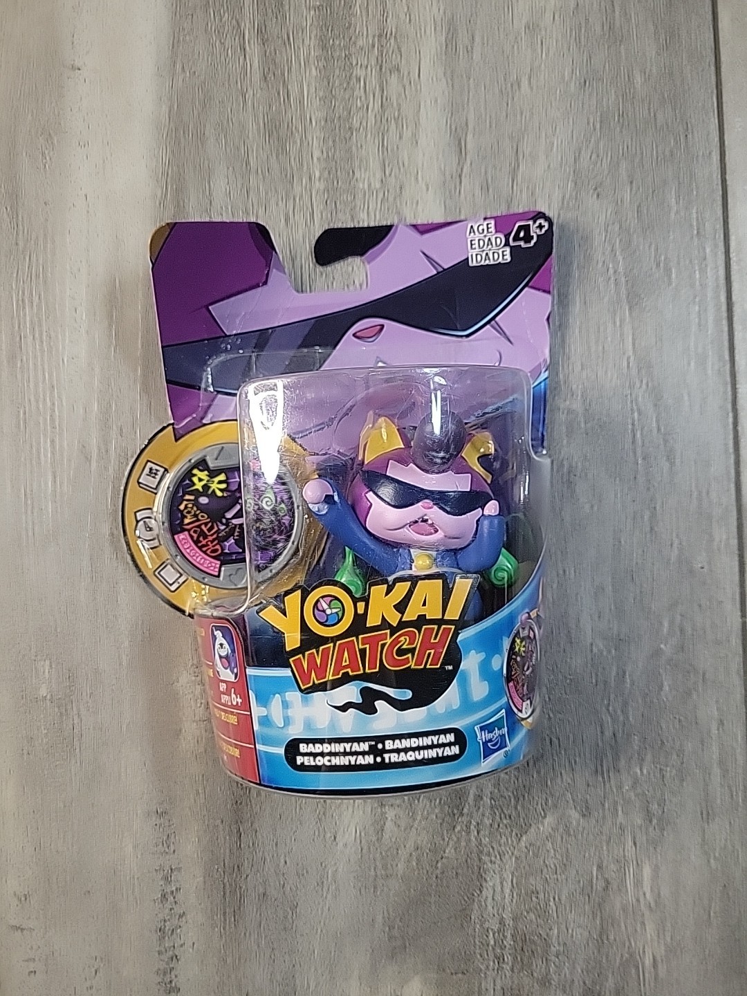 *NEW* Yo Kai Watch Medal Moments Baddinyan Figure & Medal
