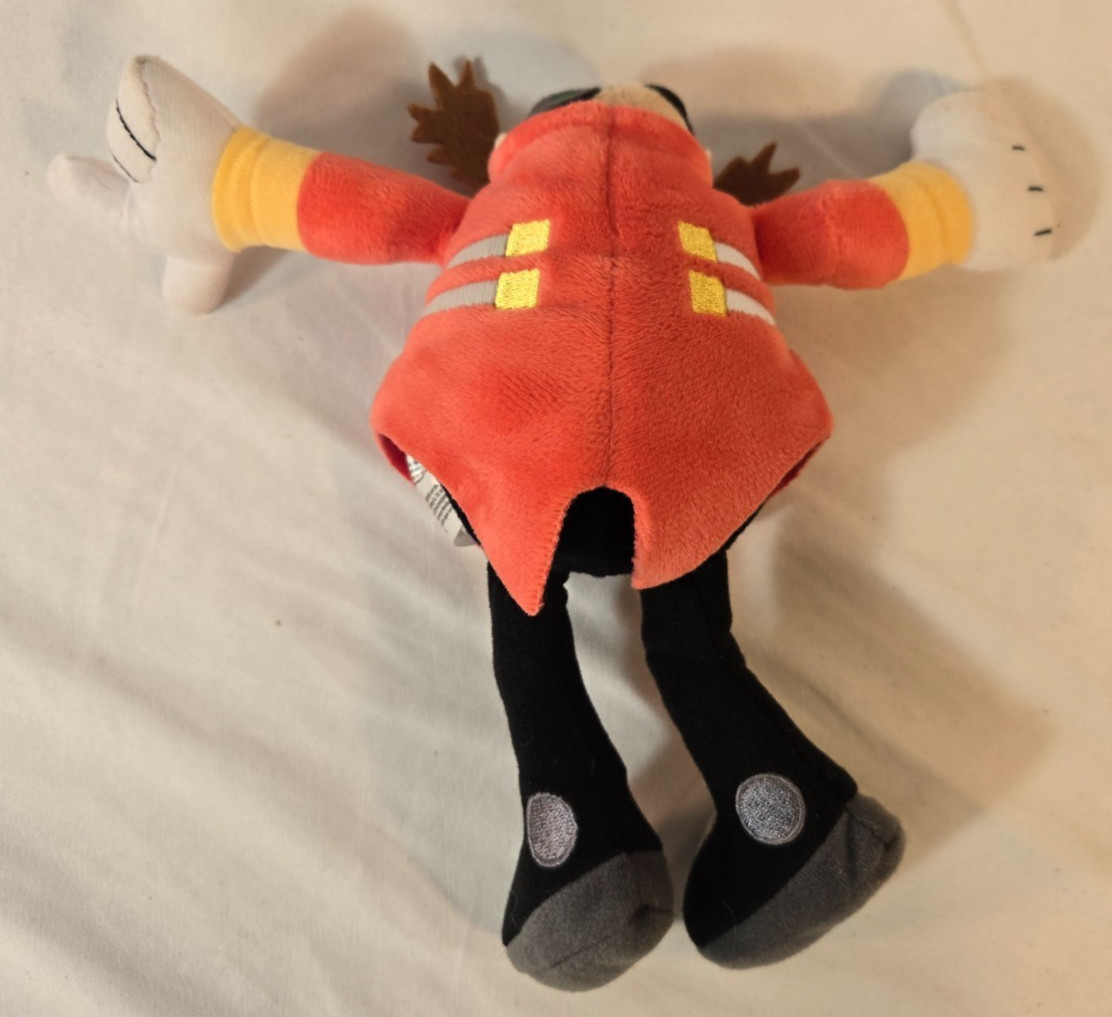 Official TOMY Sonic The Hedgehog Dr Eggman (Modern Pointing) 8&Prime; plush