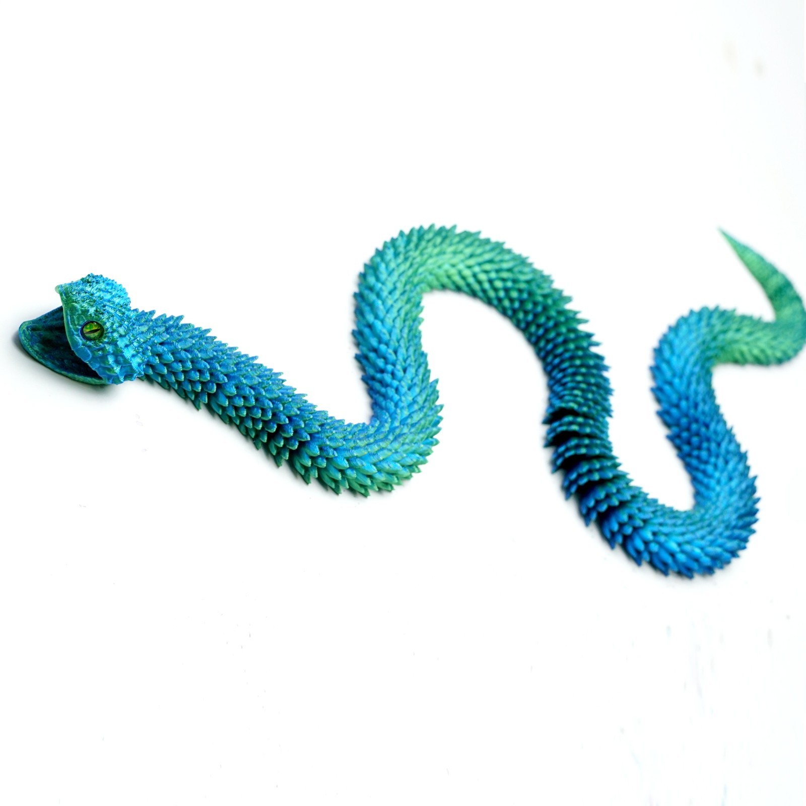 23inch 3D Printed Snake Model,Articulated Animals figure,Fidget Toys Home Decor