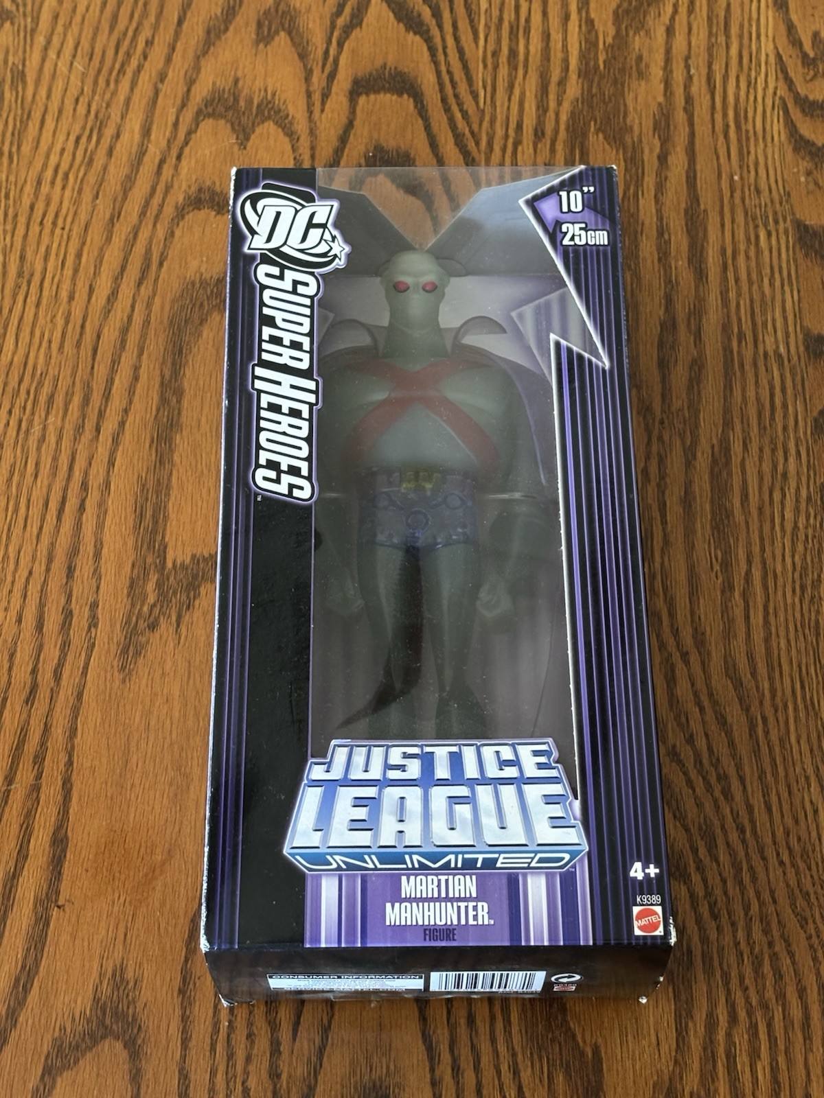 MARTIAN MANHUNTER PHASING JUSTICE LEAGUE UNLIMITED 10&Prime; New DC UNIVERSE Mattel