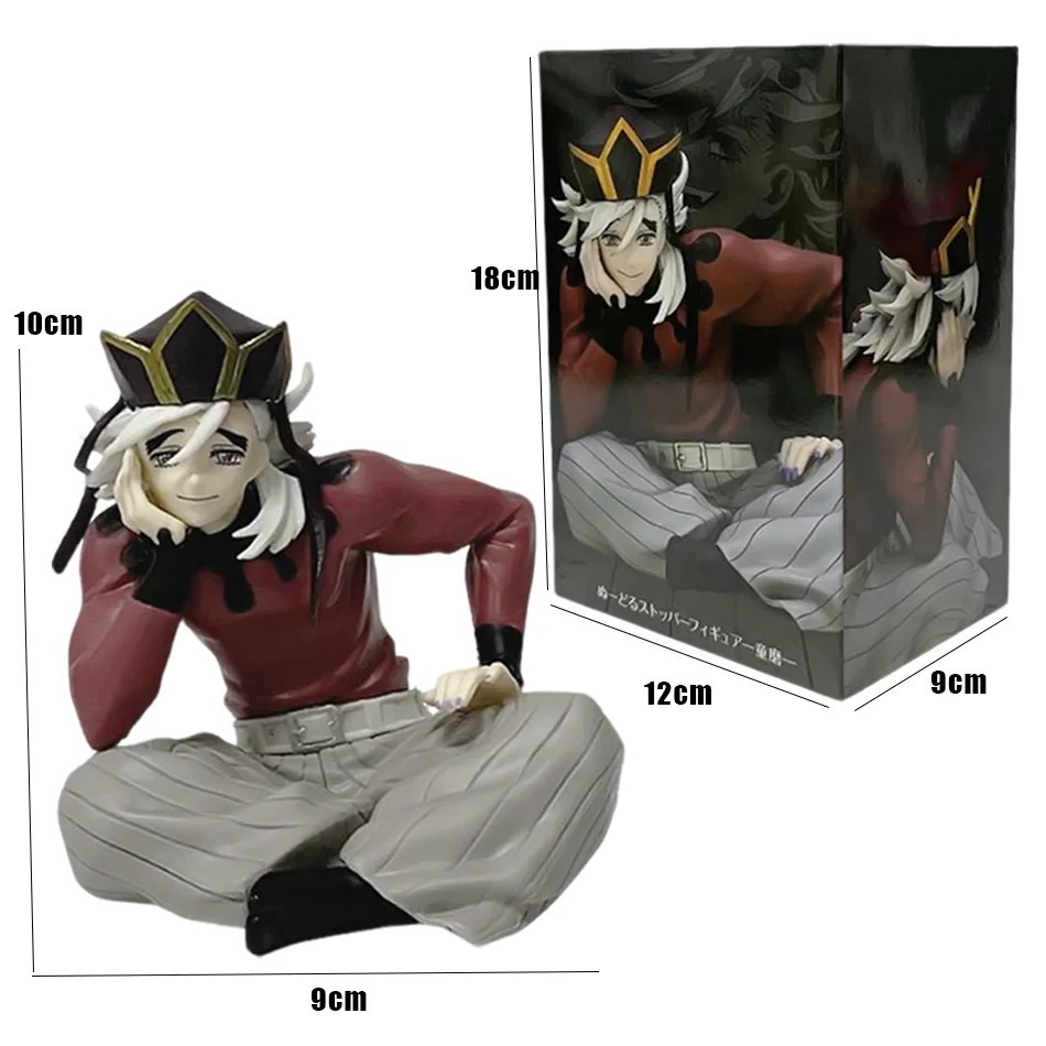 Demon Slayer Doma 10cm Anime Figure Collectible Ornament Toy Christmas Gift New!