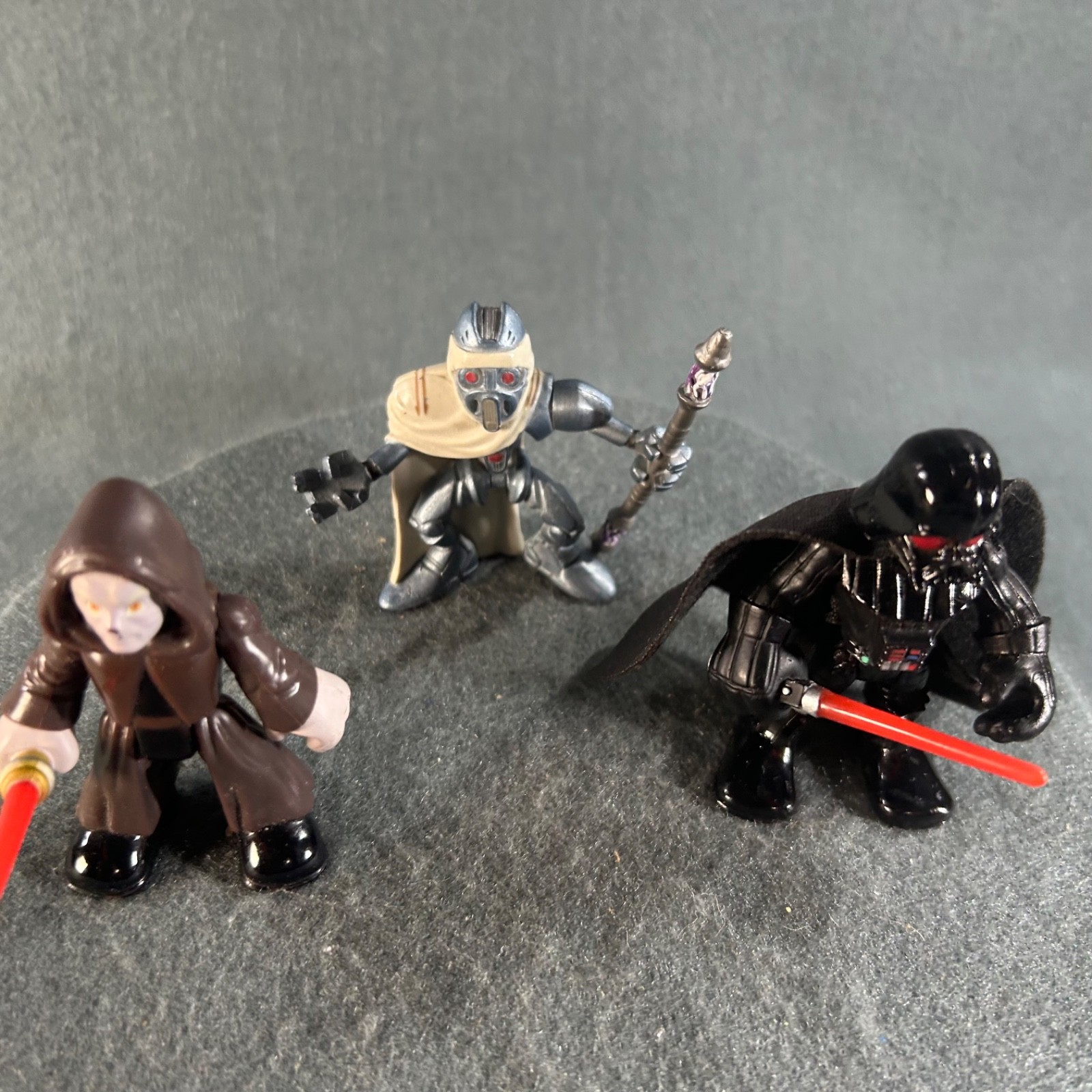 Star Wars Galactic Heroes Darth Vader Sidious Palpatine MagnaGuard Figure Lot