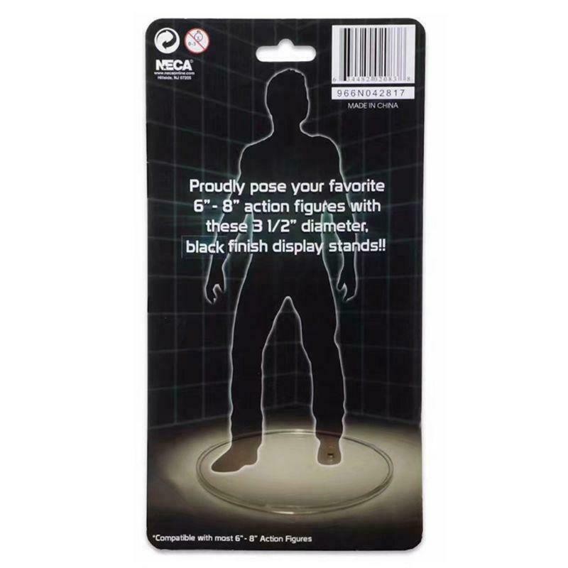 NECA 10 Pcs Clear Action Figure Display Stands Base Fits most 6&Prime; to 8&Prime; Model