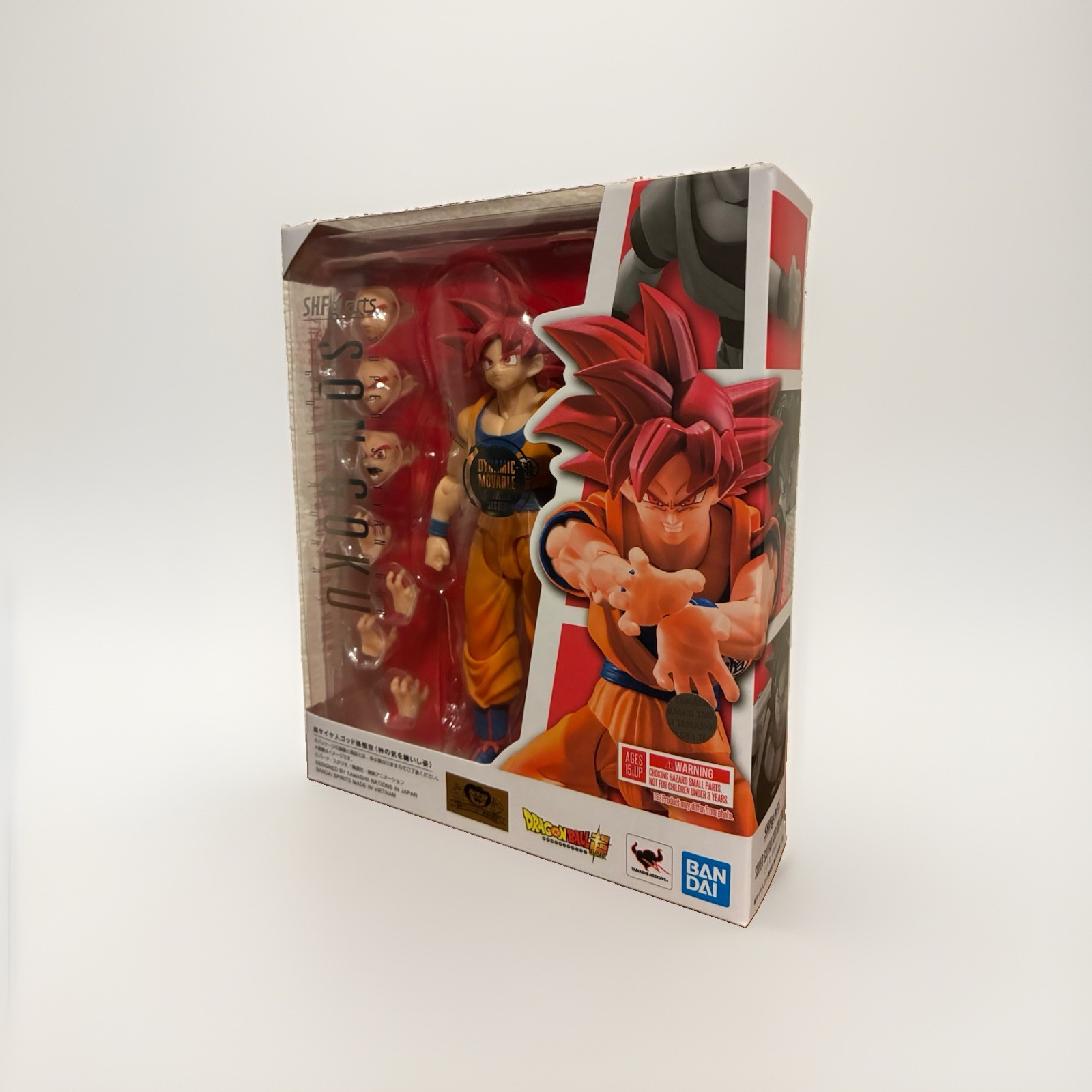 S.H.Figuarts Super Saiyan God Son Goku God Aura Dragon Ball Super Bandai JP