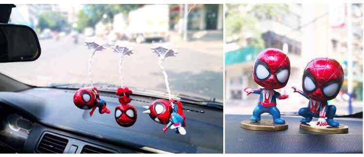 5pcs/set Cute Spiderman MIni Figure Marvel Model Doll Figure Gift