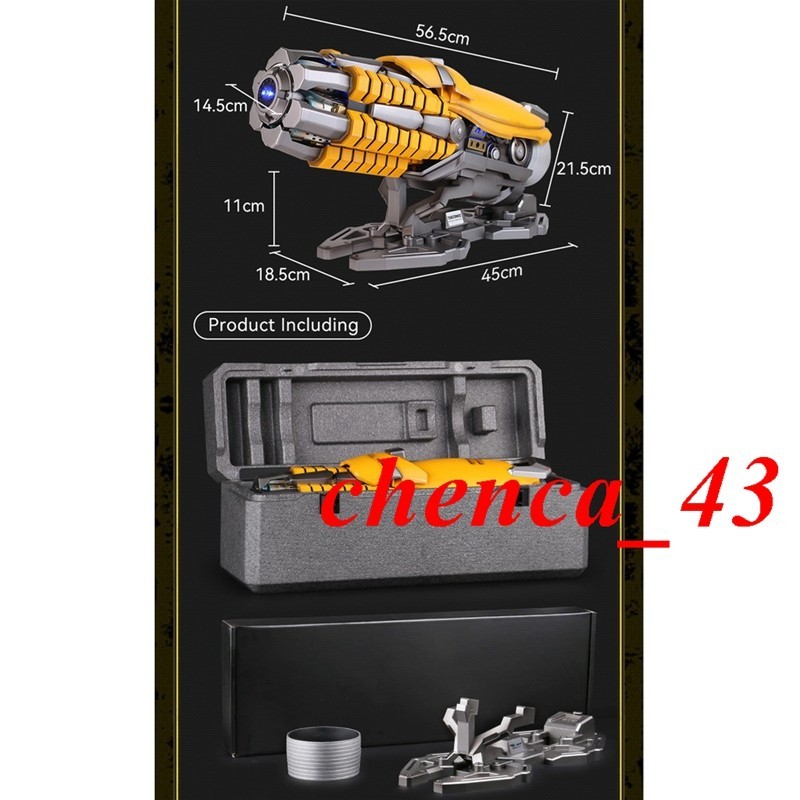 US Now!! 1:1 Killerbody Transform Bumblebee Arm Cannon or Bumblebee Helmet Gift