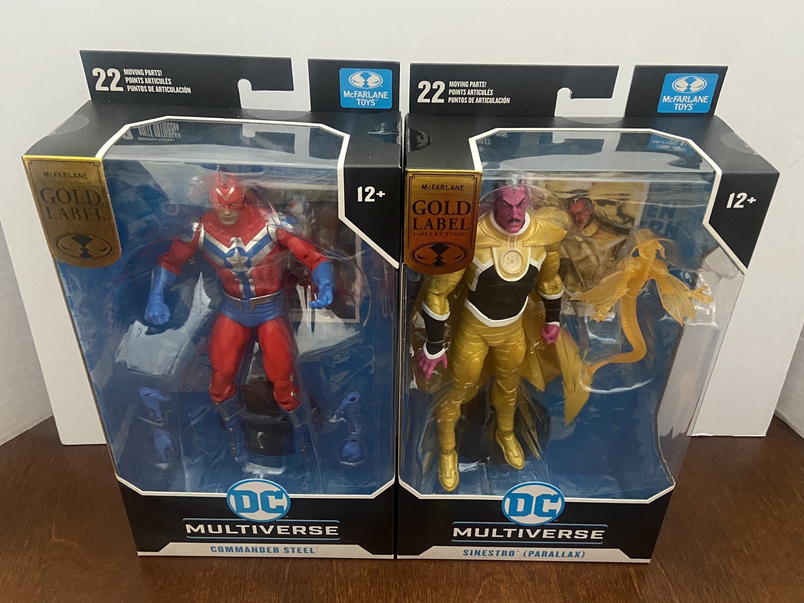 DC Multiverse JSA Gold Label Collection COMMANDER STEEL / SINESTRO / Mcfarlane