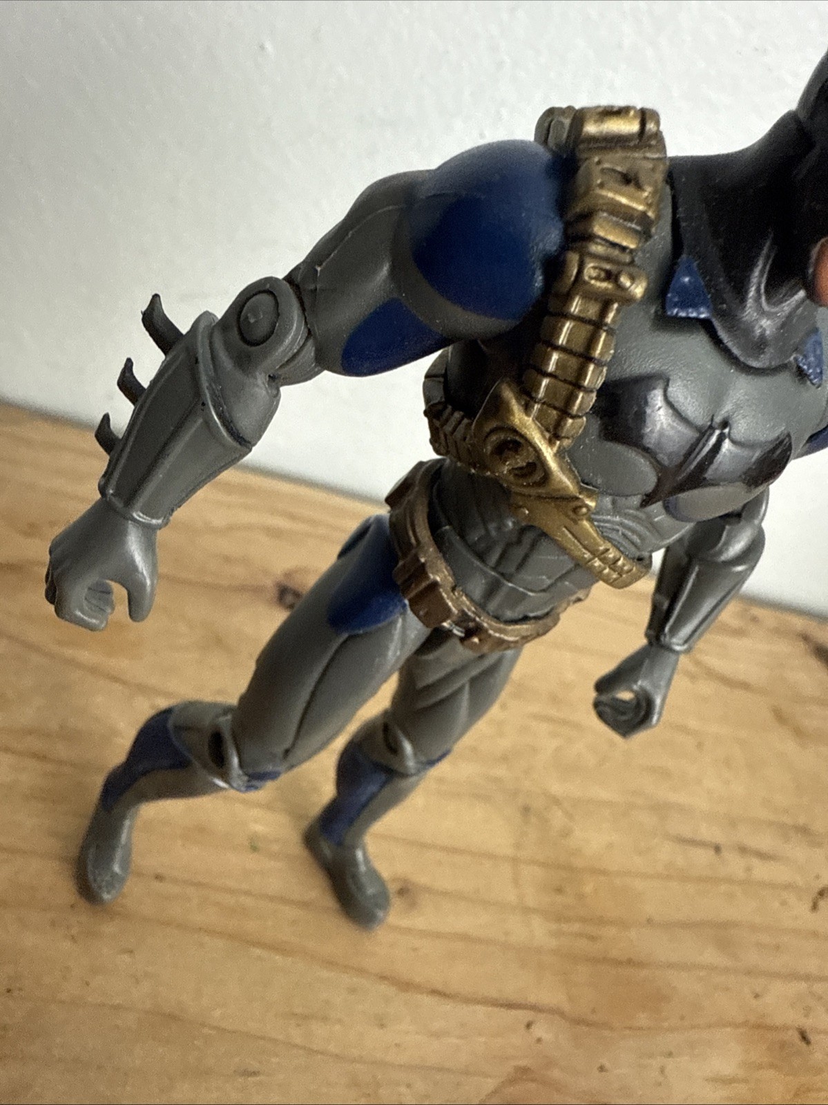 Rare DC Comics Batman Figure Articulated with Straps