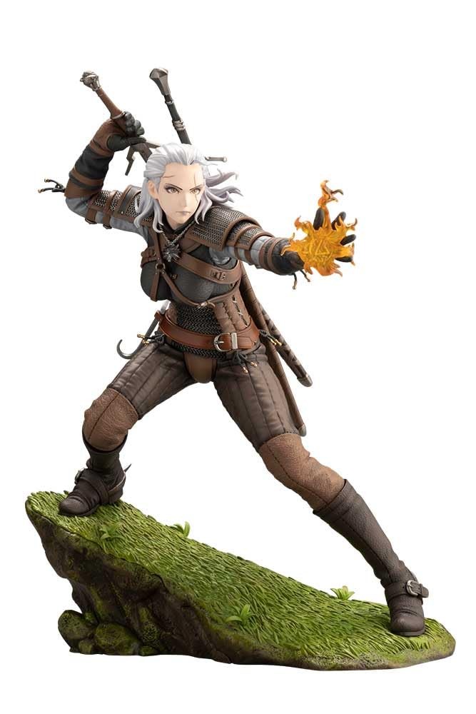 THE WITCHER Bishoujo Geralt 1 7scale PVC Figure SV337 Game Series Kotobukiya