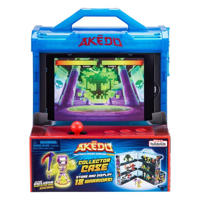 Hash Akedo Ultimate Arcade Warriors Collector Case 18Figures Glow End Code Japan