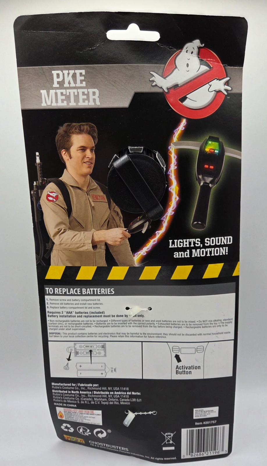 Ghostbusters Ghost PKE Meter MIP Official Replica Rubie’s Costume Co. 2019