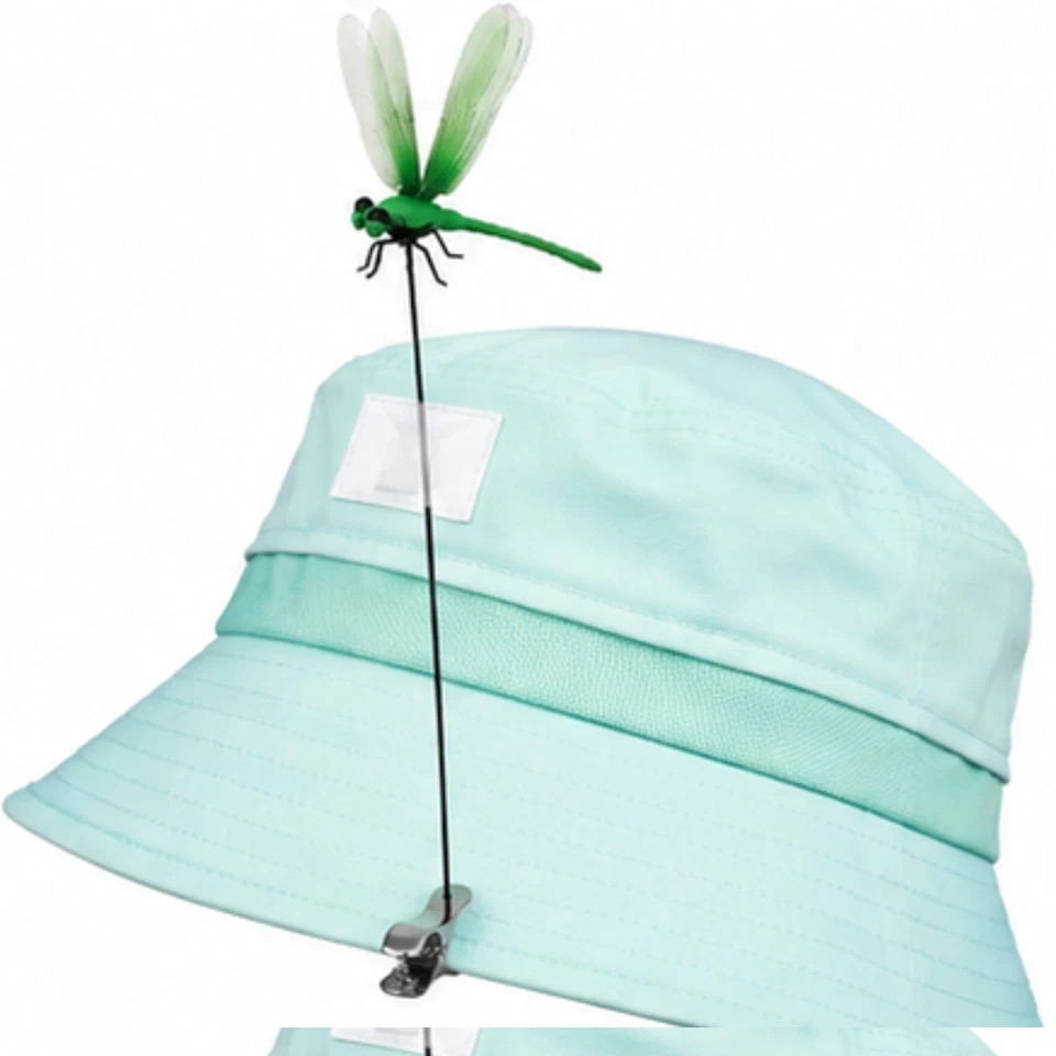 3D Dragonfly Hat Clip for Kids Colorful Outdoor Toy Accessory Clip-On Dragonfly