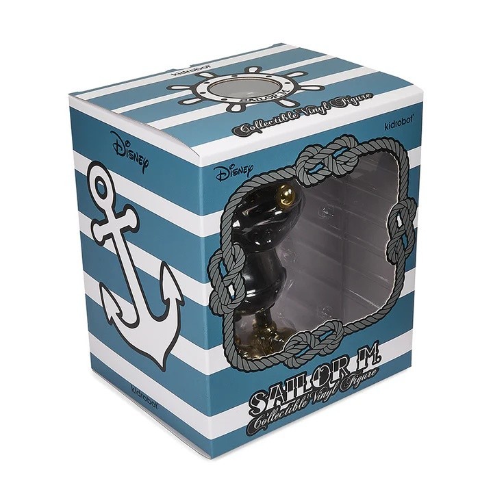 Kidrobot Disney Mickey Mouse « Sailor M. » 8&Prime; Exclusive Black/Gold Edition