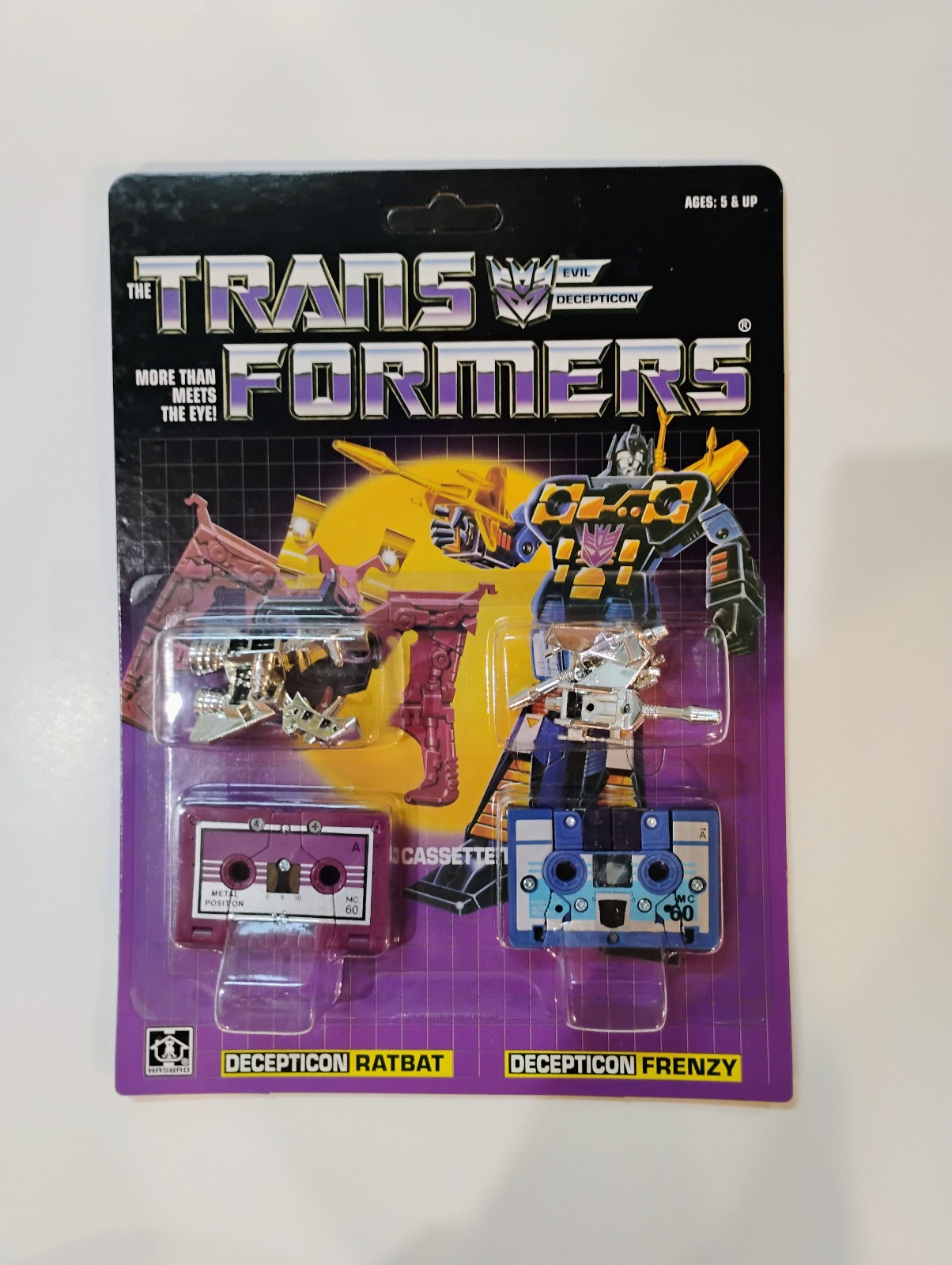 Transformers G1 RATBAT & FRENZY Reissue Encore KO NIB Soundwave