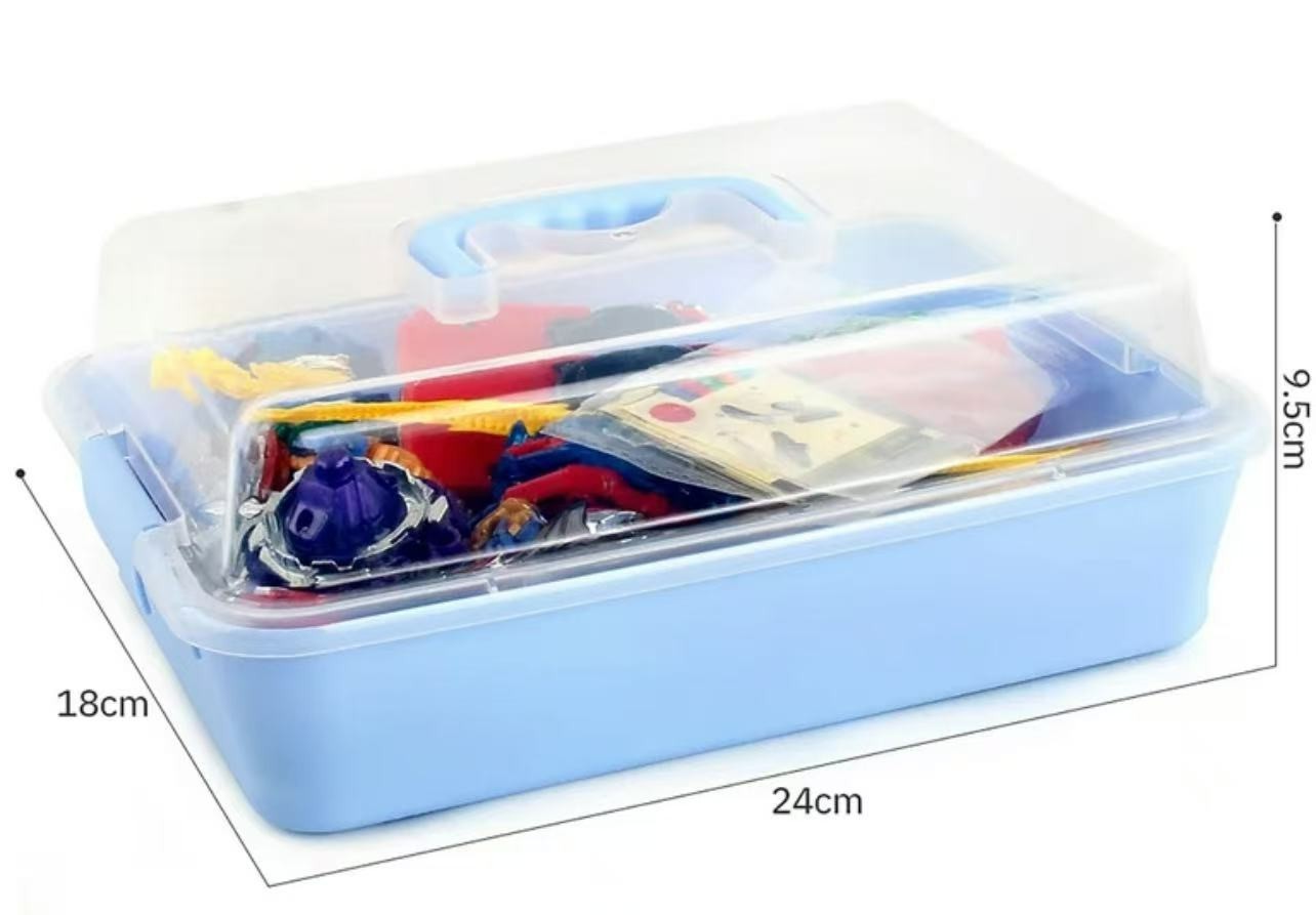 【Deluxe 12-Piece Bey Gyro Battle Set】12 Spinning Tops + Launchers + Storage Case