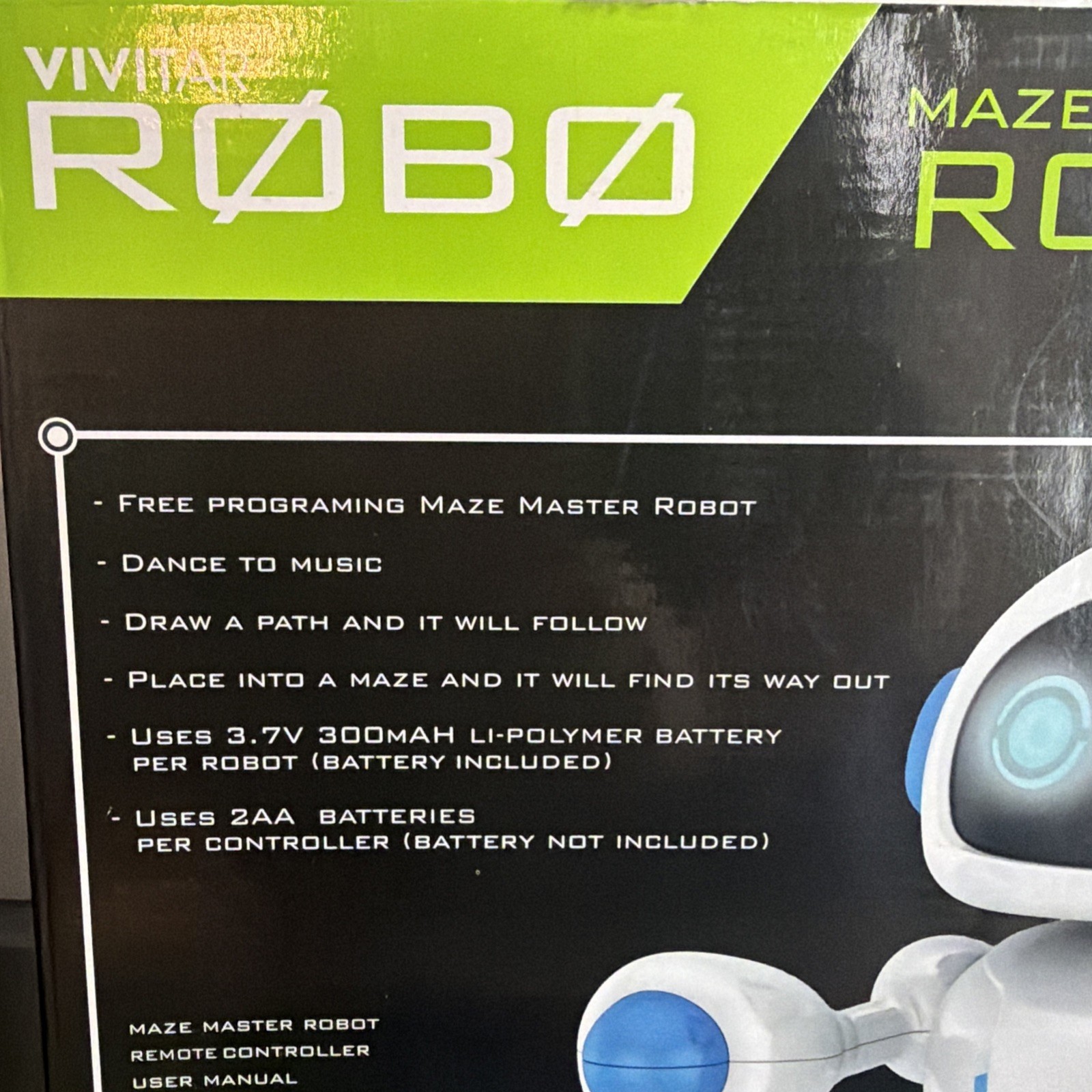 Vivitar ROBO Intelligent Smart Robot With Remote Control – Maze Master