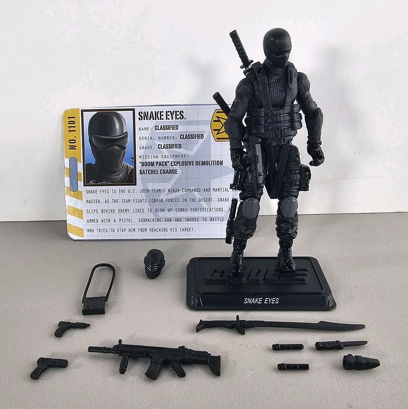 GI Joe Snake Eyes Figure 2011 POC v27