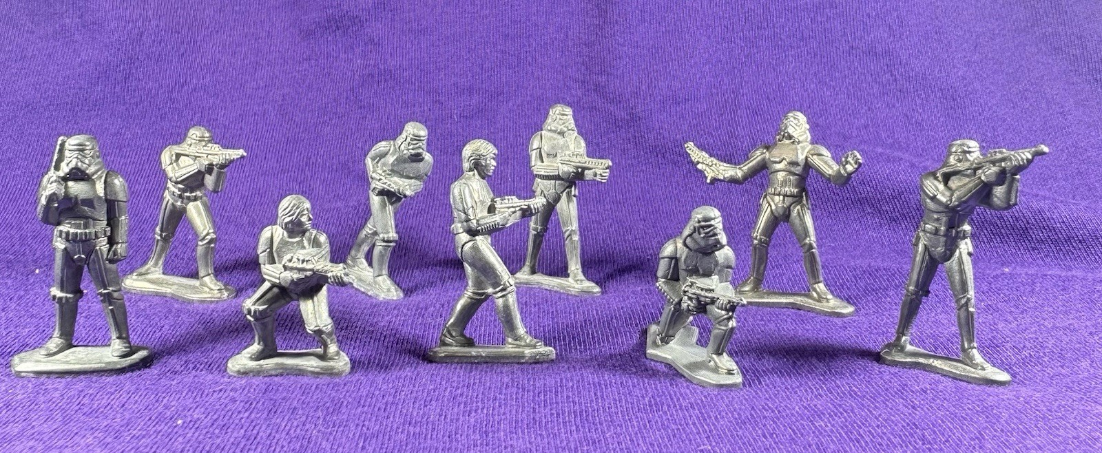 Star Wars 1982 Stormtrooper Micro Collection Lot Unpainted Die-Cast Metal Kenner