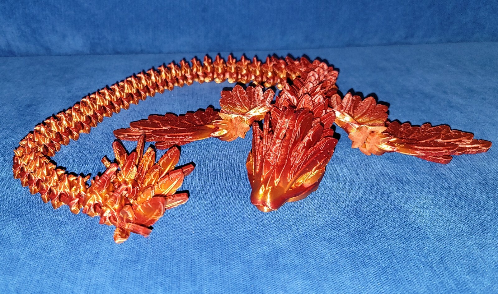 Articulated Flying Serpent XL (24 inches) Crystal Dragon Varient Ready to Ship!
