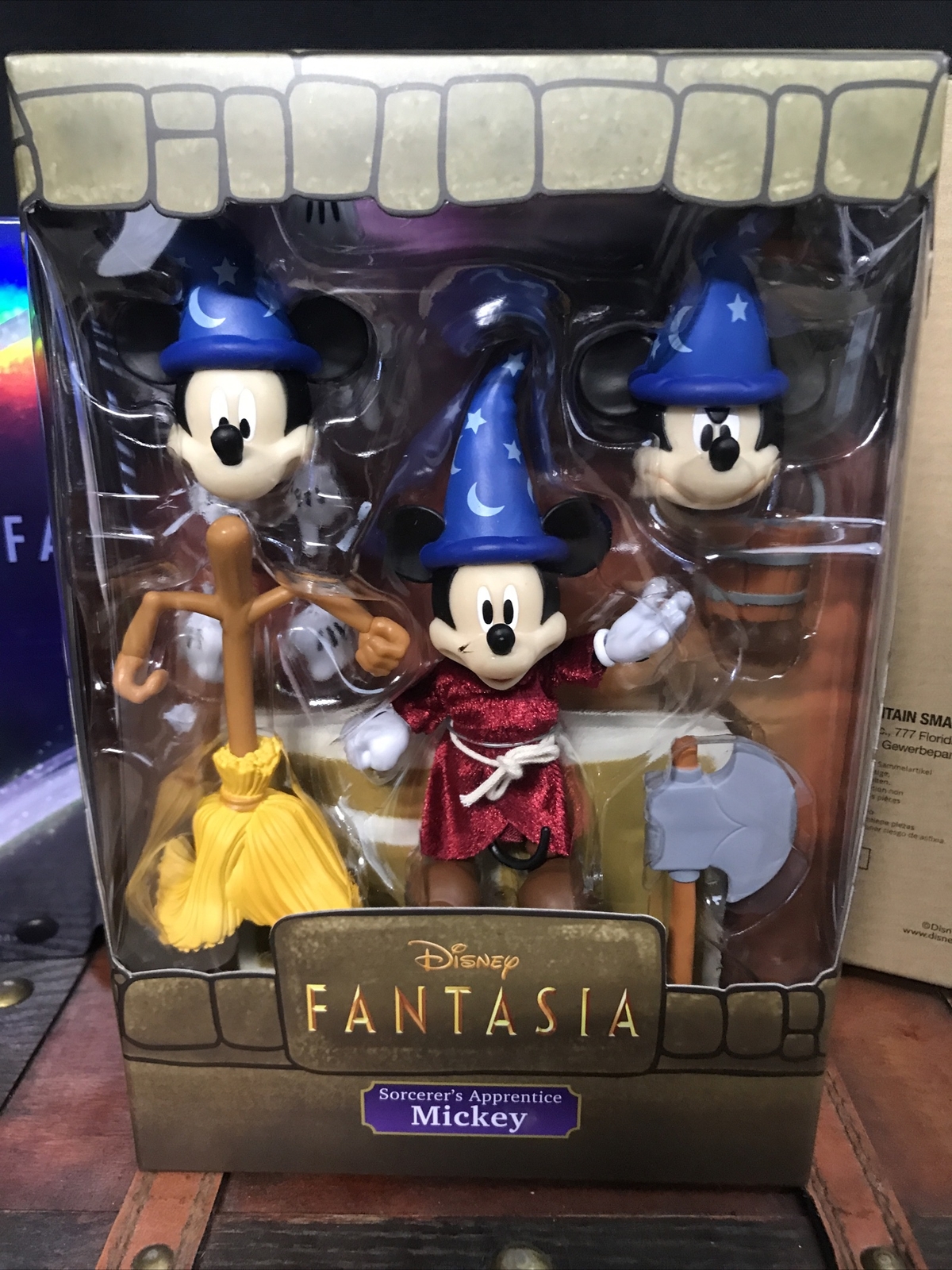 Super7 Disney Ultimates Fantasia Sorcerer&rsquo;s Apprentice Mickey Mouse Figure MIB