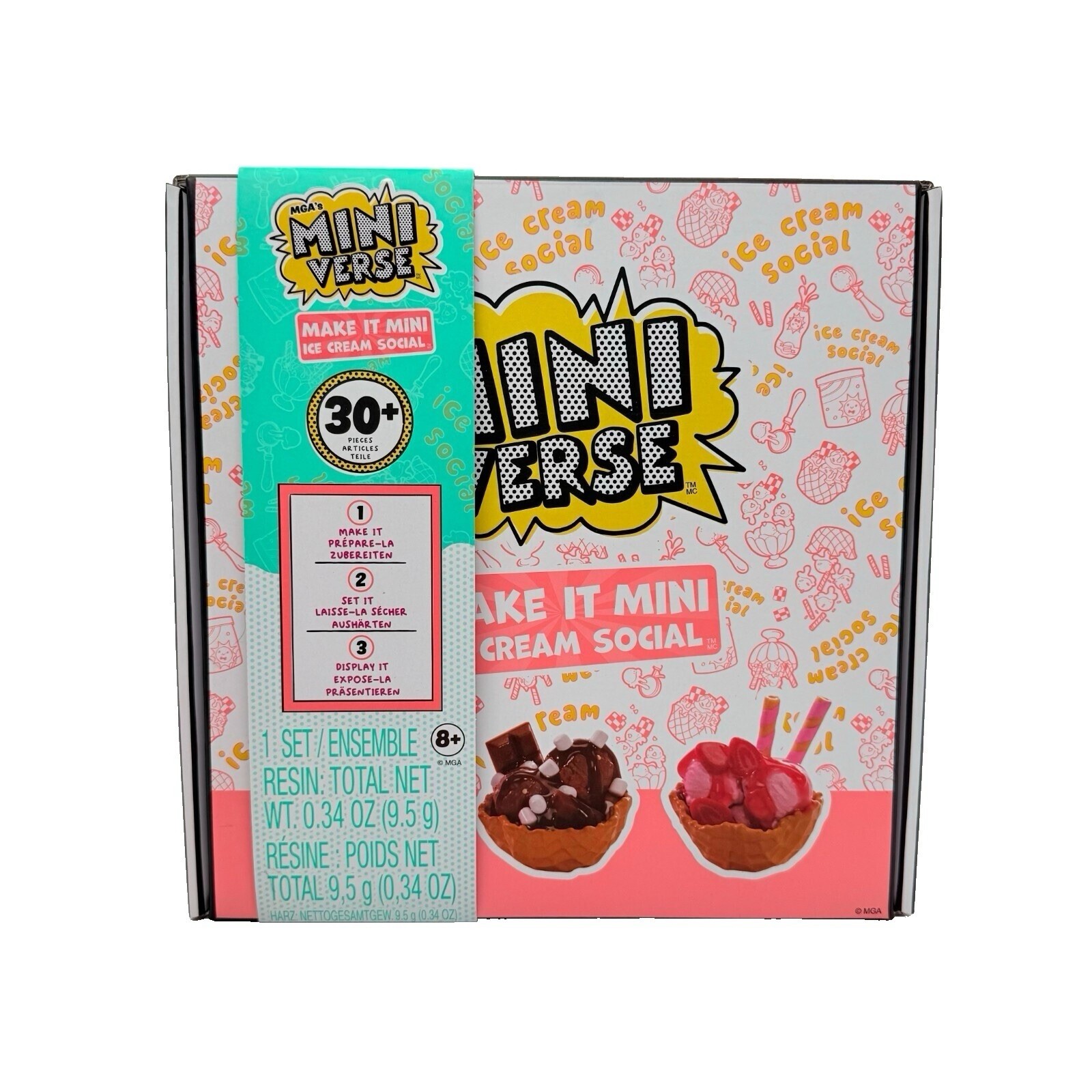 MGA&rsquo;s Miniverse Make It Mini Food/Ice Cream Social Brand NEW
