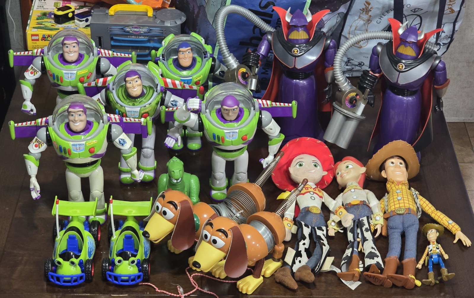 Lot Of 15 Disney Toy Story Buzz Lightyear Woody Jessie Interactive Action Figure