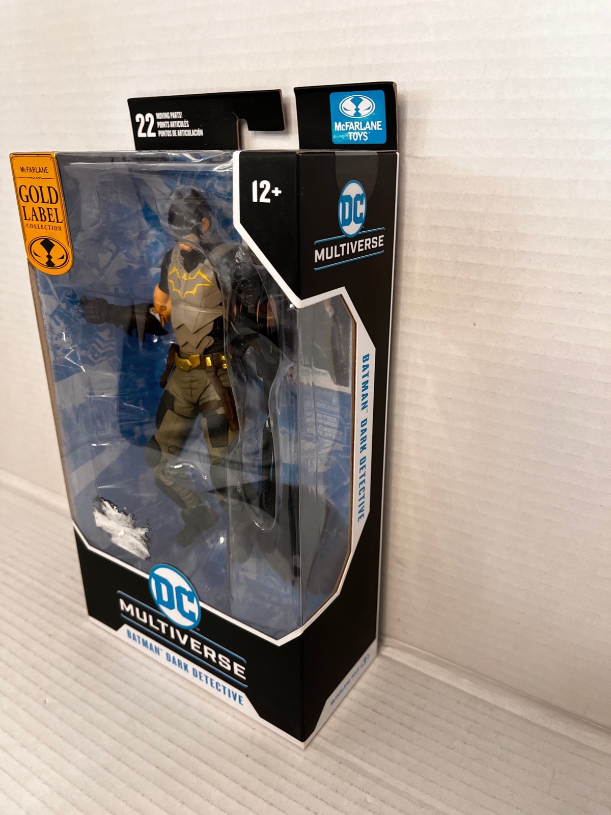 DC Multiverse McFarlane Toys Batman Dark Detective Gold Label 7&Prime; Figure New