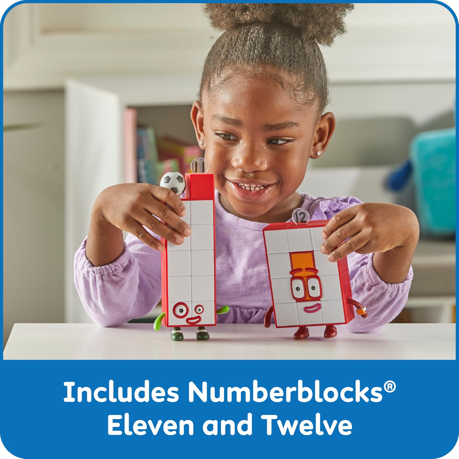 Figures Numberblocks Friends Eleven and Twelve Numbers for Toddlers Kids 3-5