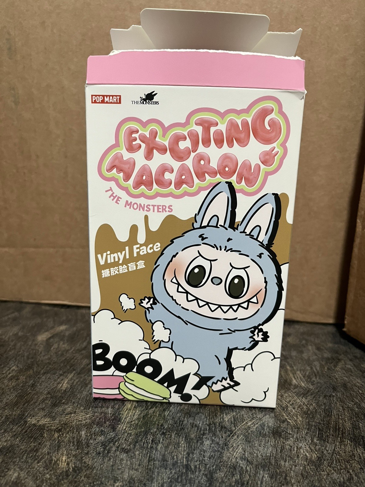 Labubu Monster Popmart Exciting Macaroon Authentic Lychee Berry Open Box
