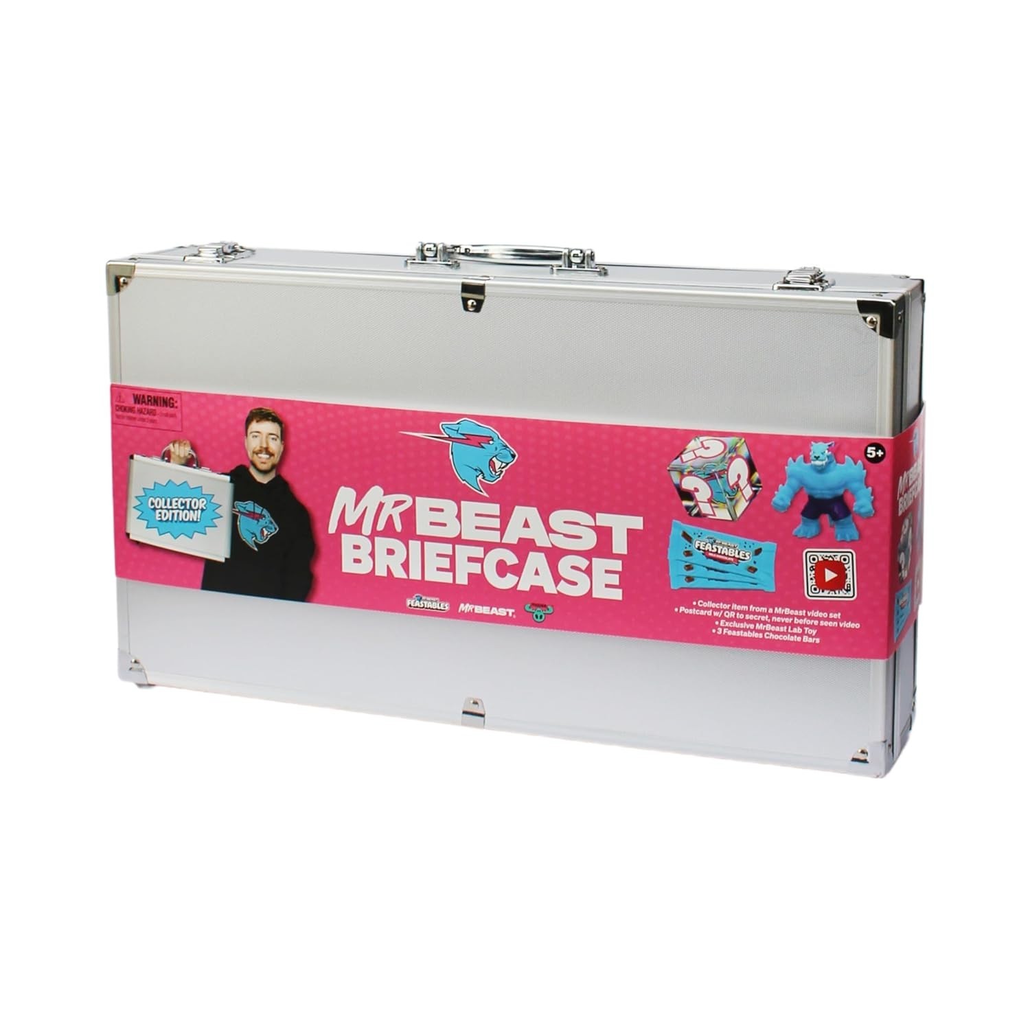 MrBeast Feastables Collector Edition Briefcase Chocolate Beast Lab Toy Gift Set