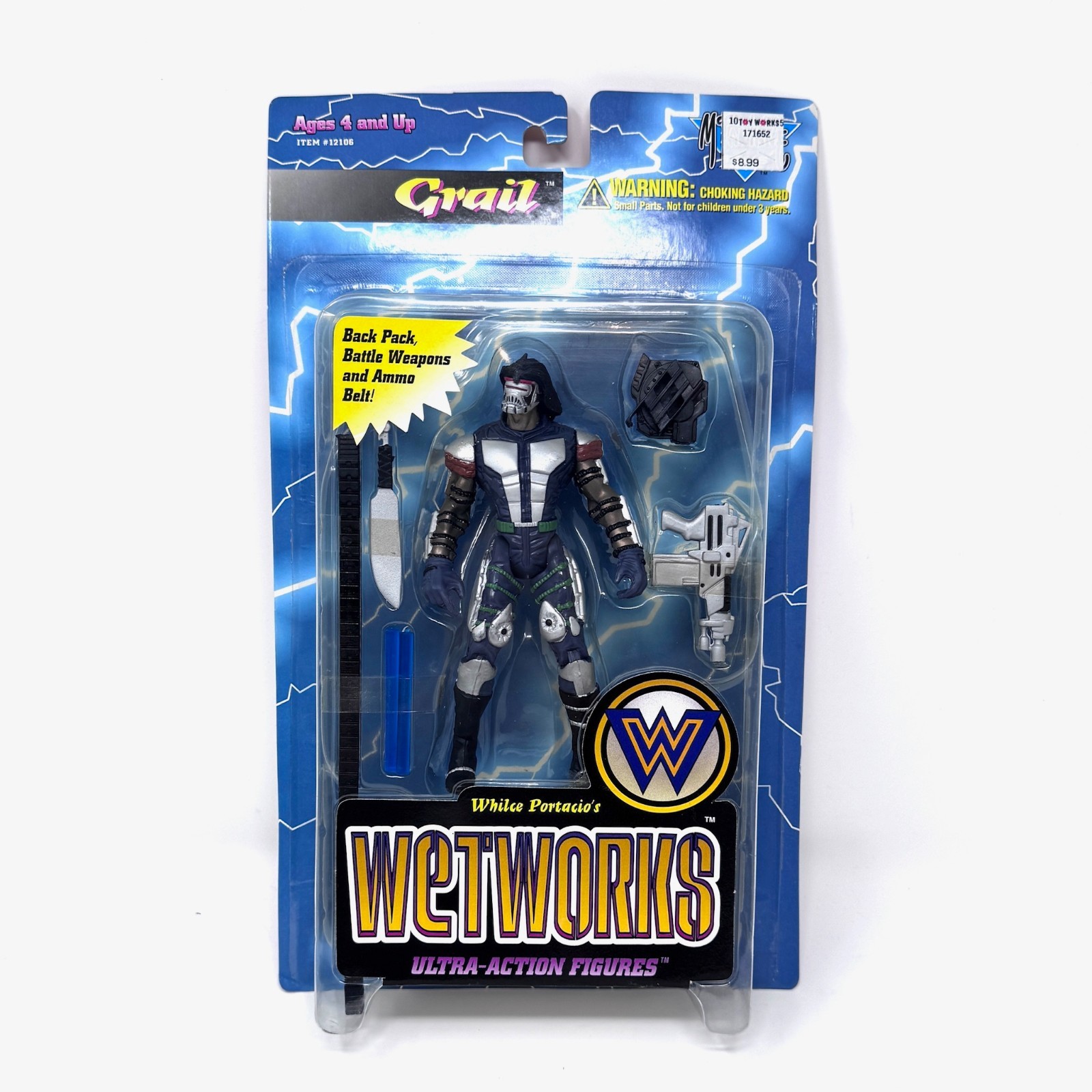 Wetworks Grail 6&Prime; Action Figure by McFarlane Toys 1996 Vintage