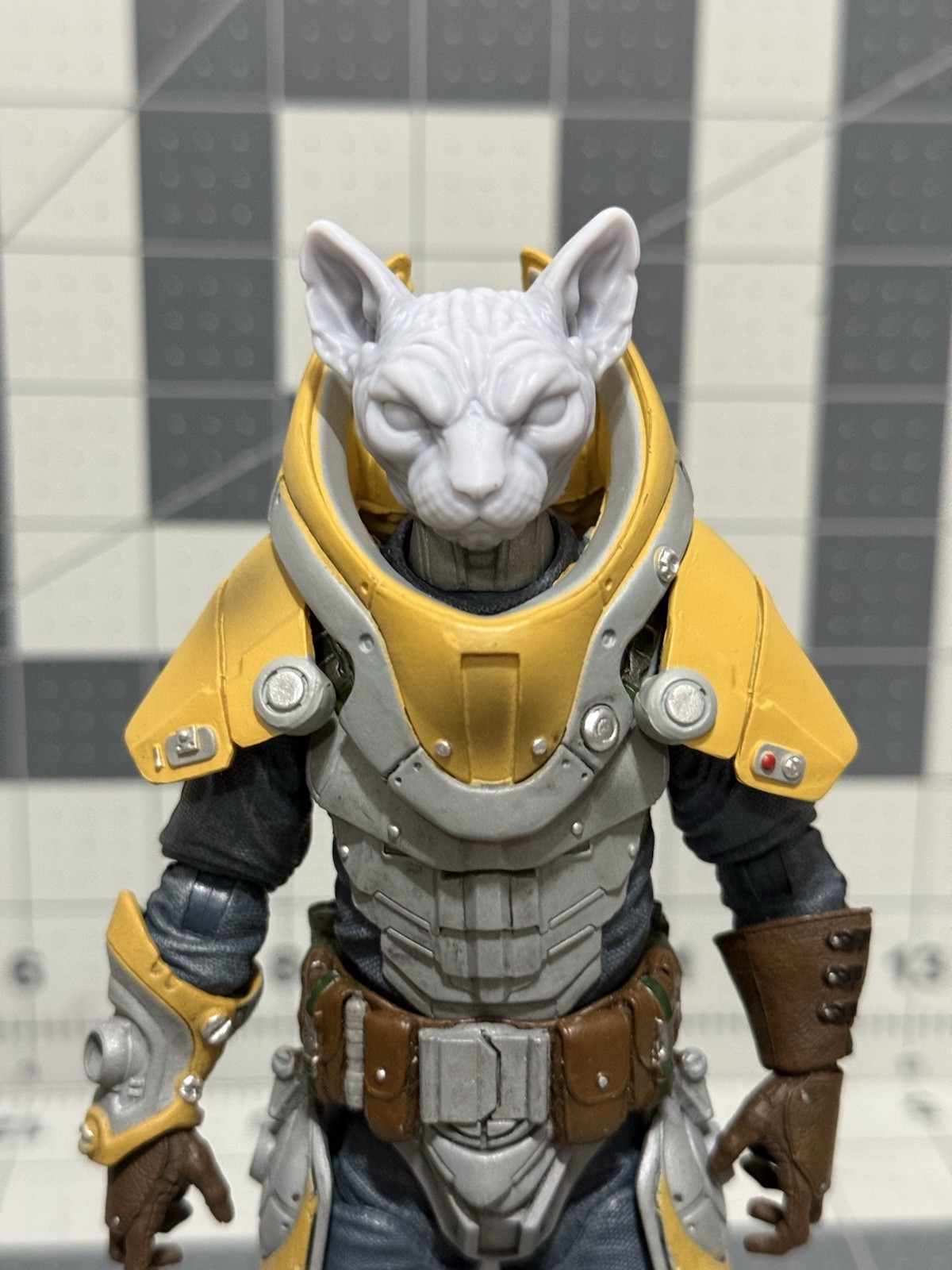 3D Printed – 1/12 Feline PURR NORMAL Headsculpt Mythic Legions Scale