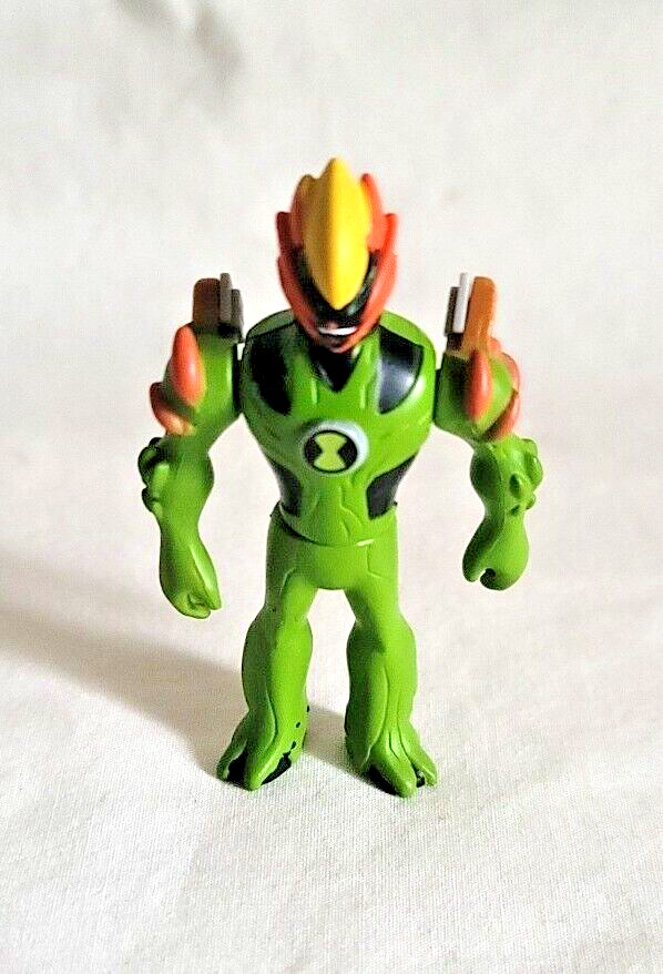 BEN 10 Alien Force Creation Chamber HEATBLAST Complete 3&Prime; Mini Figure