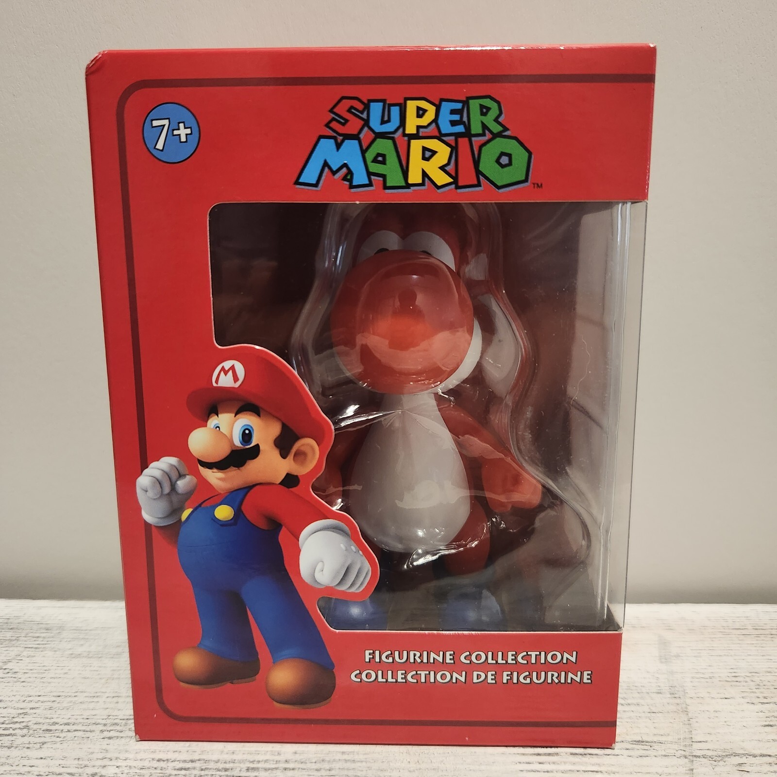 Super Mario RED YOSHI Banpresto 5&Prime; Figurine Collection RARE 2011 Nintendo NEW