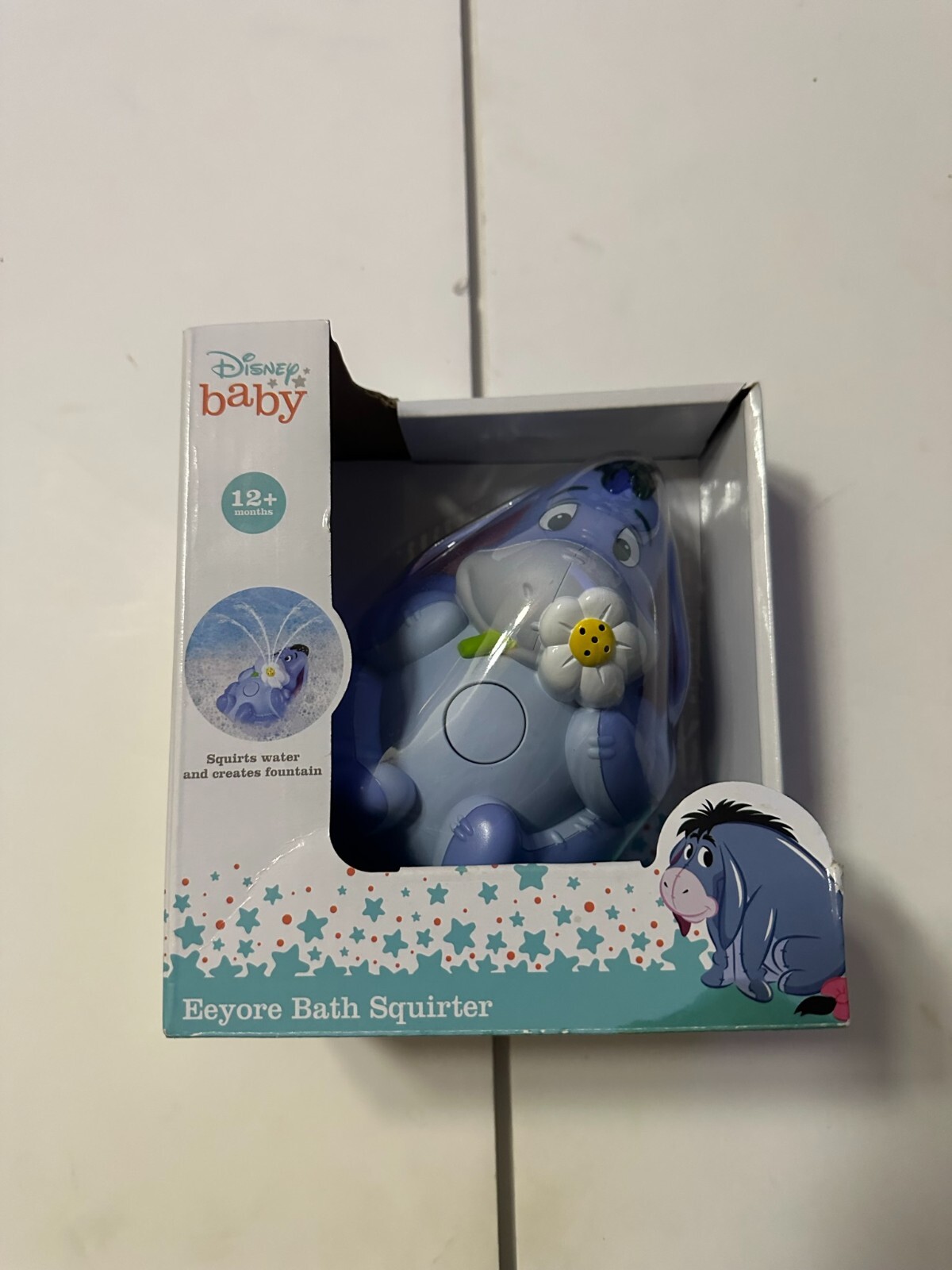Disney Baby Eeyore Bath Squirter Toddler Bath Toy Ages 12 Months New
