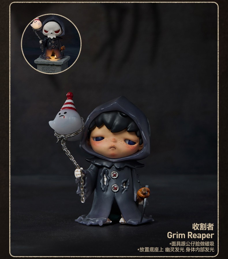 POP MART Hirono Monsters&rsquo; Carnival Series Confirmed Blind Box Figure Art Toy Hot