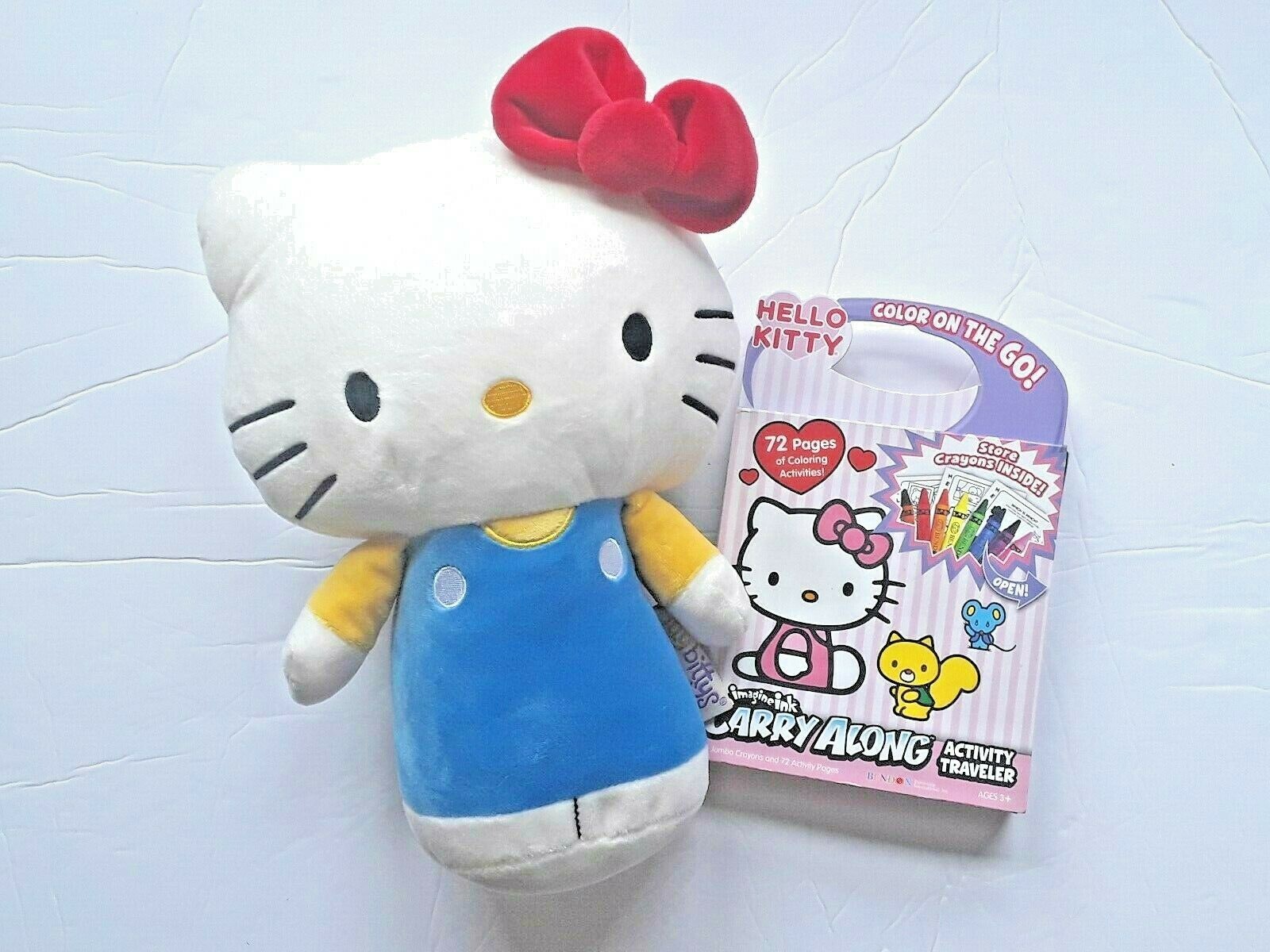 Hallmark Itty Bittys Hello Kitty Plush Animal 11&Prime; and Hello Kitty Activity Car..