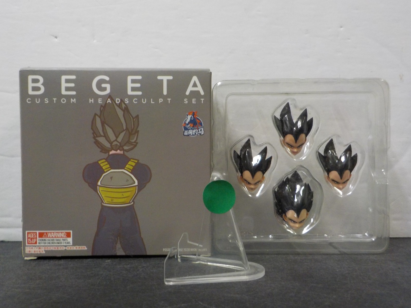 G117 Demoniacal Fit Possessed Horse Vegeta Custom Headsculpt Set