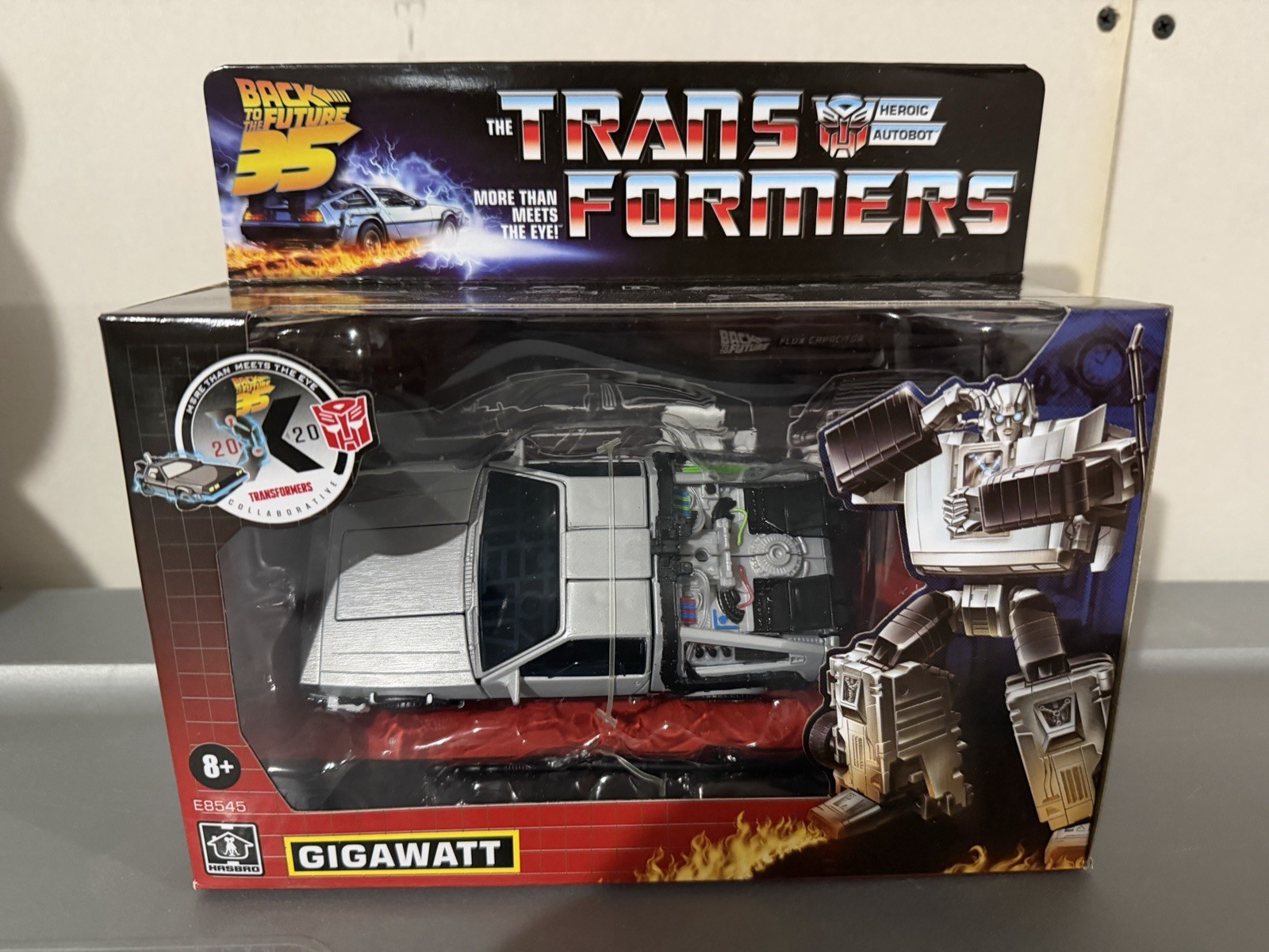 Transformers Back to the Future Gigawatt Mashup. New In Sealed Box