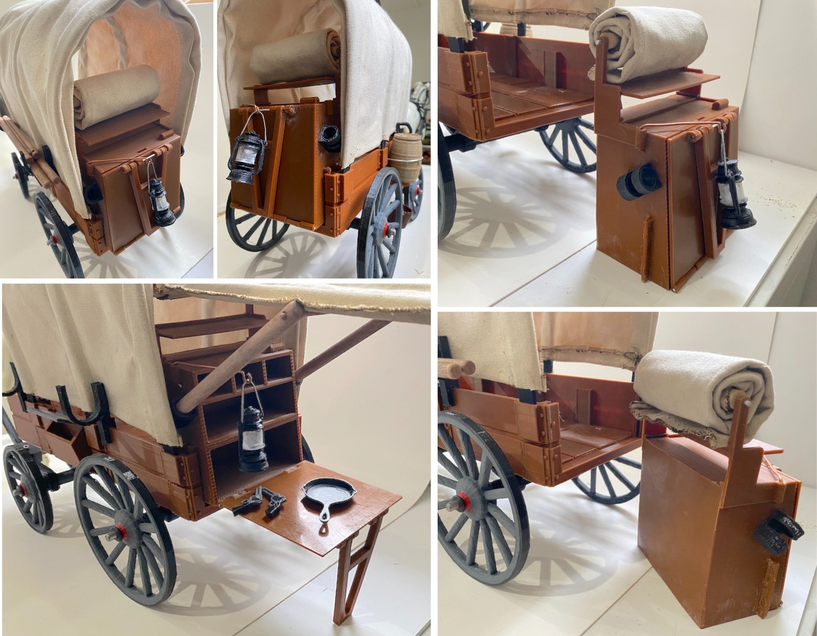 1:8 Scale Chuck Wagon Set, Accessories, Gabriel Toys Horse for Lone Ranger