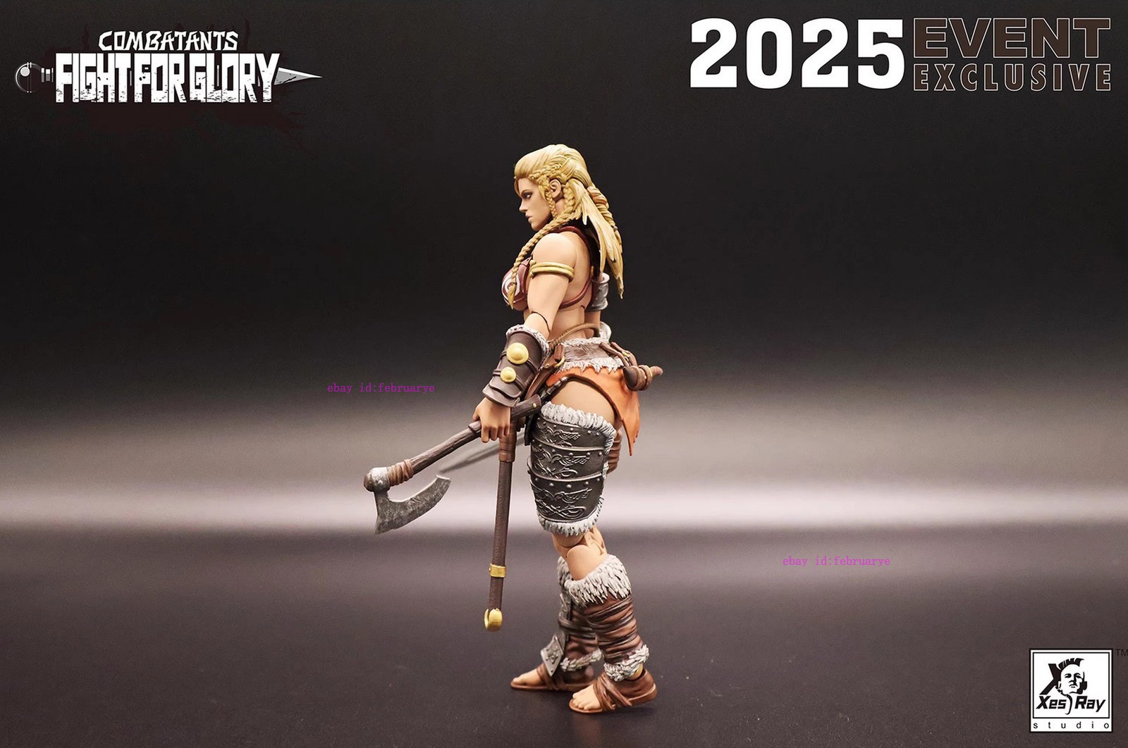 Xesray Studio 1/12 Fight for Glory Combatants Exclusive Gold Hildr Action Figure