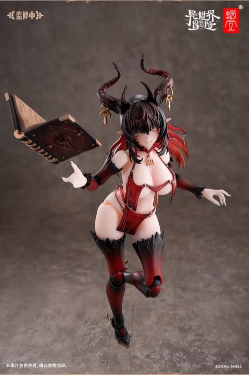 AUTHENTIC Snail Shell Succubus Lustia 2nd Phase 1/12 Action Figure Red & Feet Pk