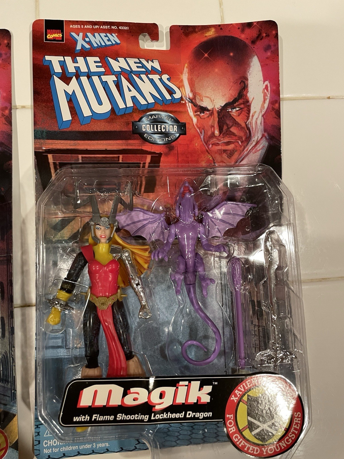 X-Men The New Mutants Magik with Flame Shooting Lockheed Dragon Wolfsbane Warloc