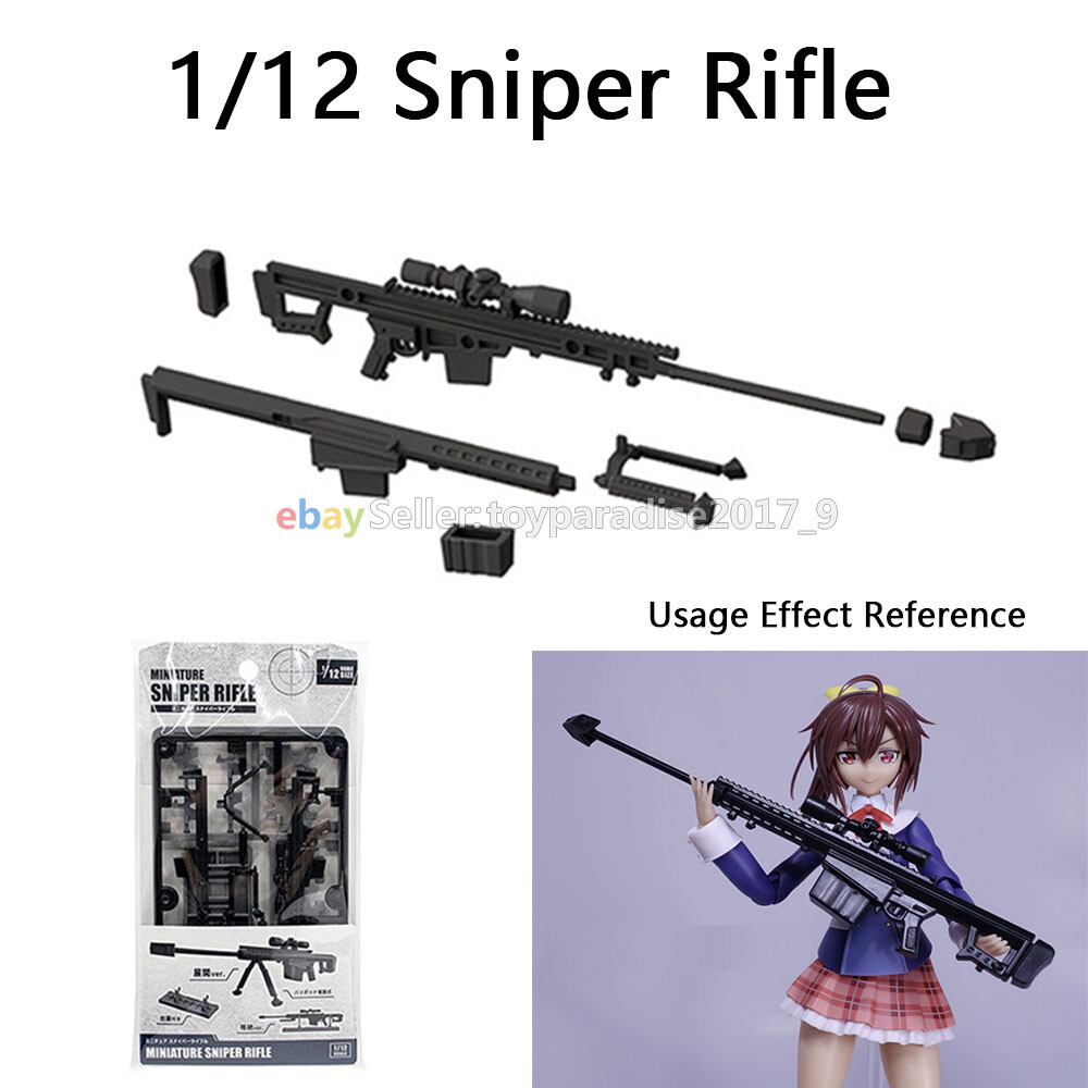 Yamada 1/12 Scale Weapon Set Model For 6&Prime; Action Figure Dolls Figma SHF Stand