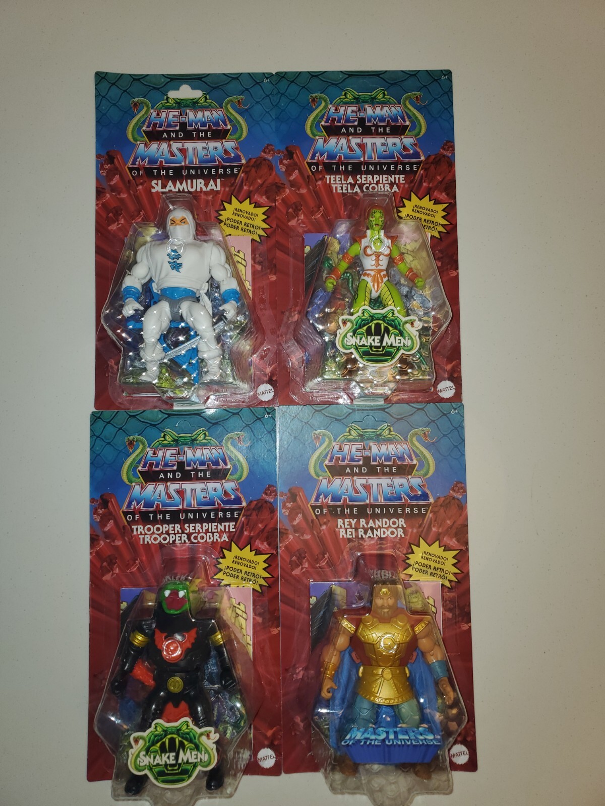 MOTU Origins Mexican/Spanish/Portuguese card He Man Masters Of The Universe rare