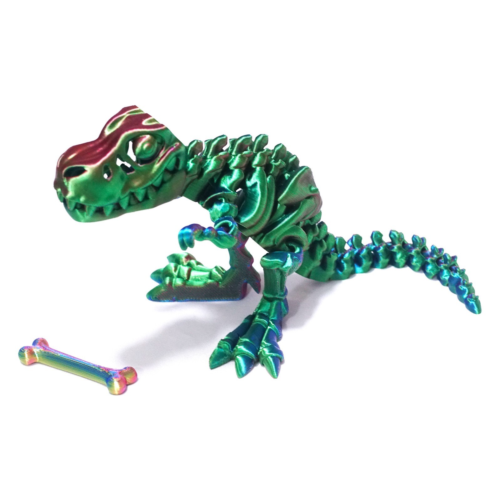 10inch 3D Printed Tyrannosaurus rex Model,Articulated Animals figure,Home Decor