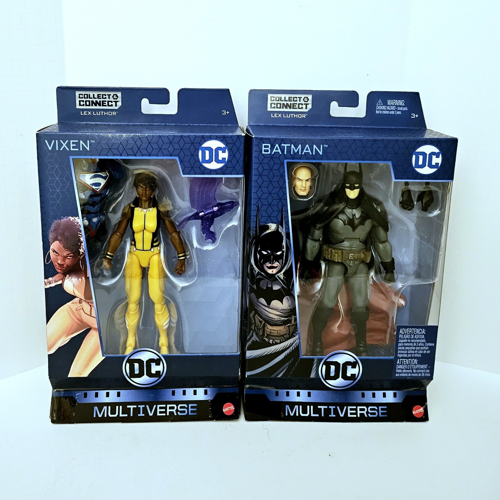DC MULTIVERSE BAF LEX LUTHOR WAVE BATMAN RAY SPOILER VIXEN WONDER WOMAN HARLEY