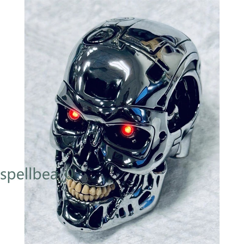 1/4 Scale Terminator T2 T800 ENDOSKELETON Figure Model LED Eyes Head Carving