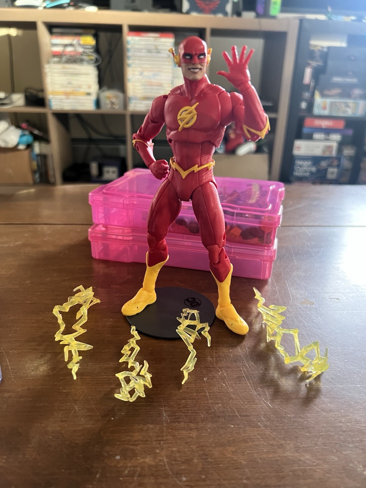 McFarlane Lot The Flash Kid Flash Wally West Dark Flash Walter West Max Mercury