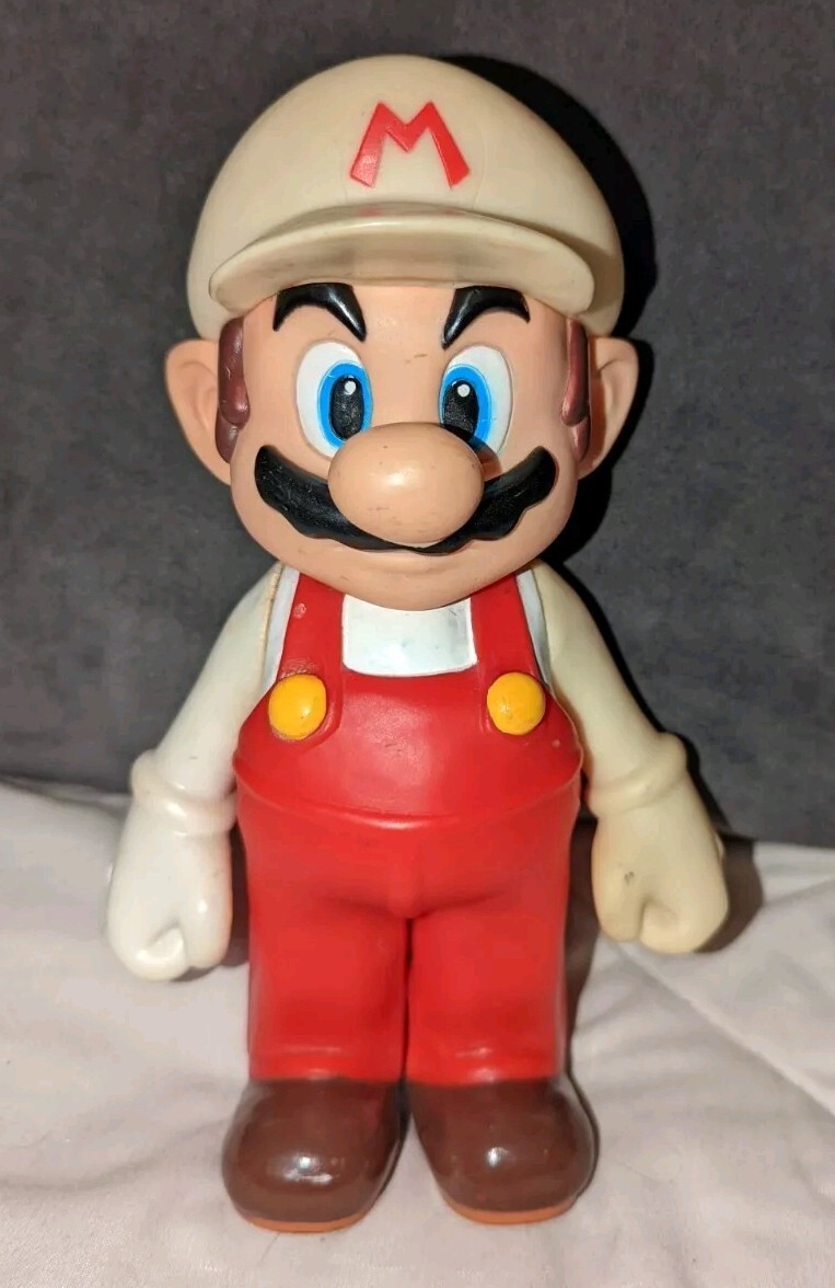 2006 Nintendo Super Mario 9” Action Figure Toy Official Genuine HTF Red Fireball